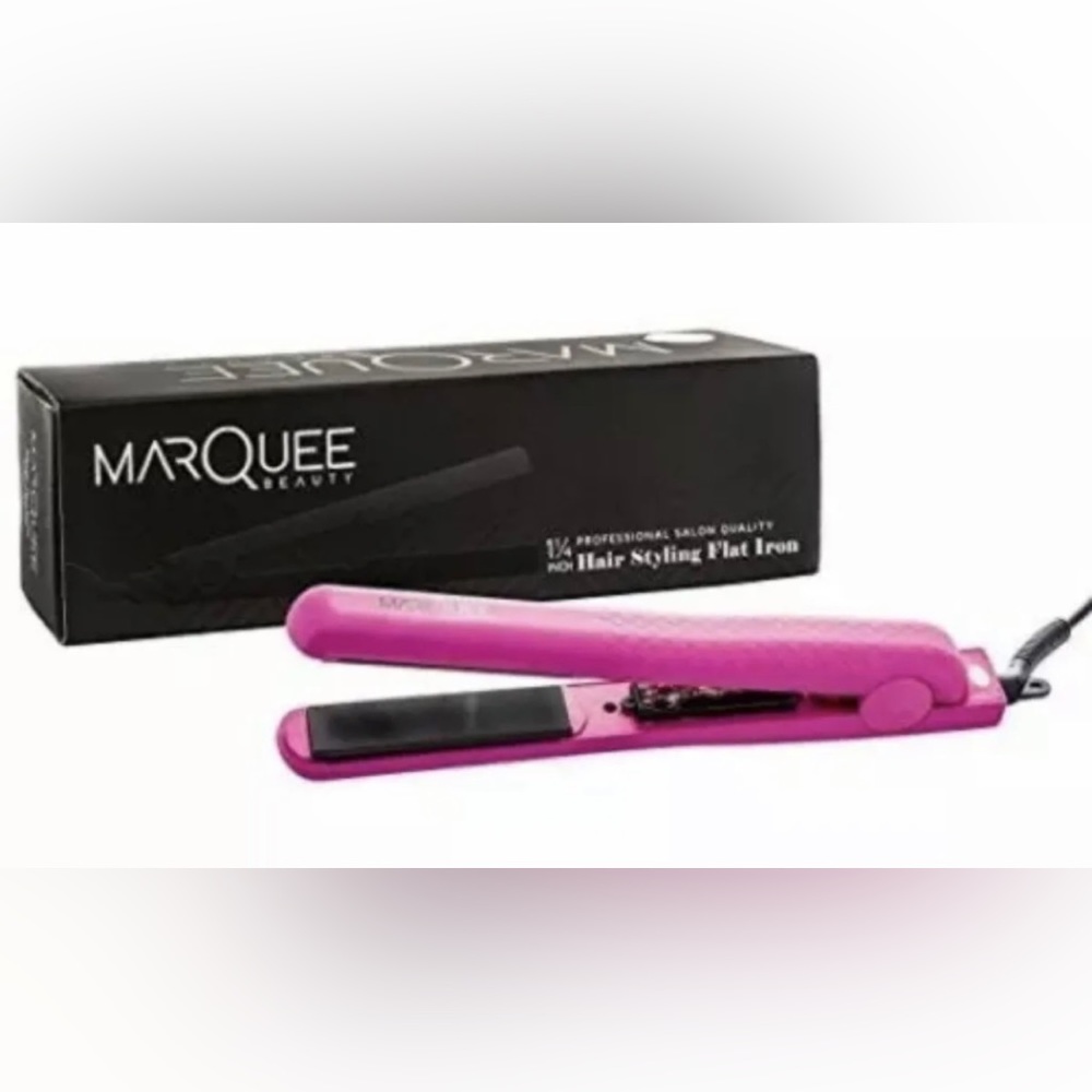 Marquee Beauty Ceramic Flat Iron Pink